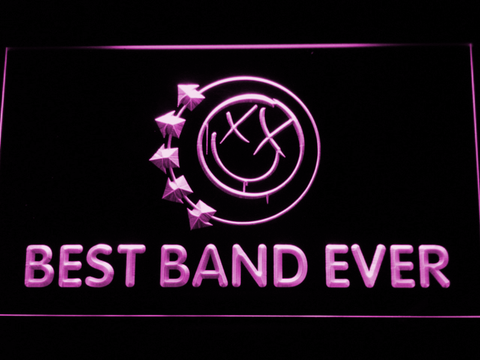 Blink 182 Smiley Best Band Ever LED Neon Sign